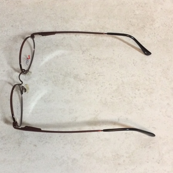 NWT Trend Setters dark pink oval metal eyeglasses new old stock - Picture 4 of 13